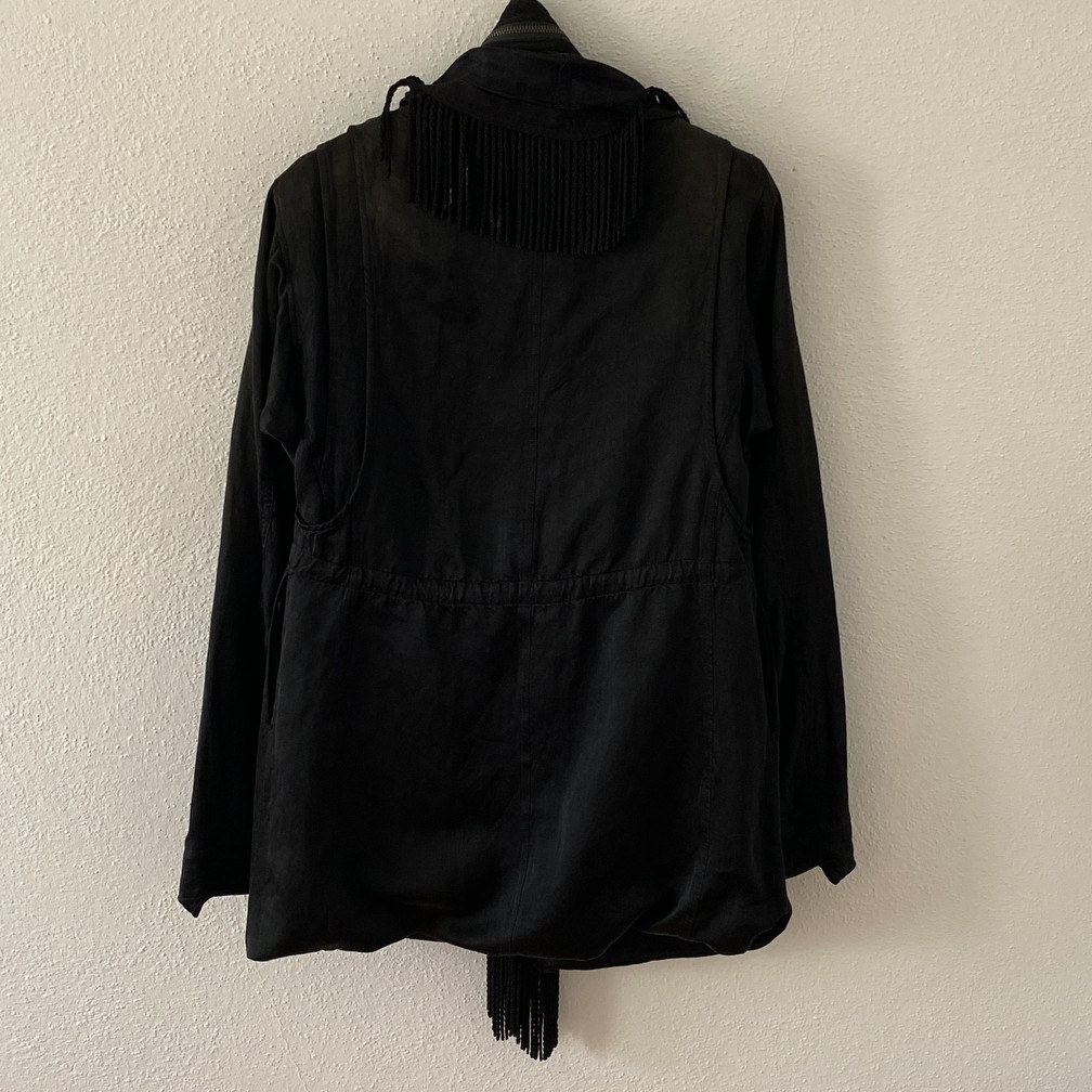 Military Layered Fringe Jacket - 8