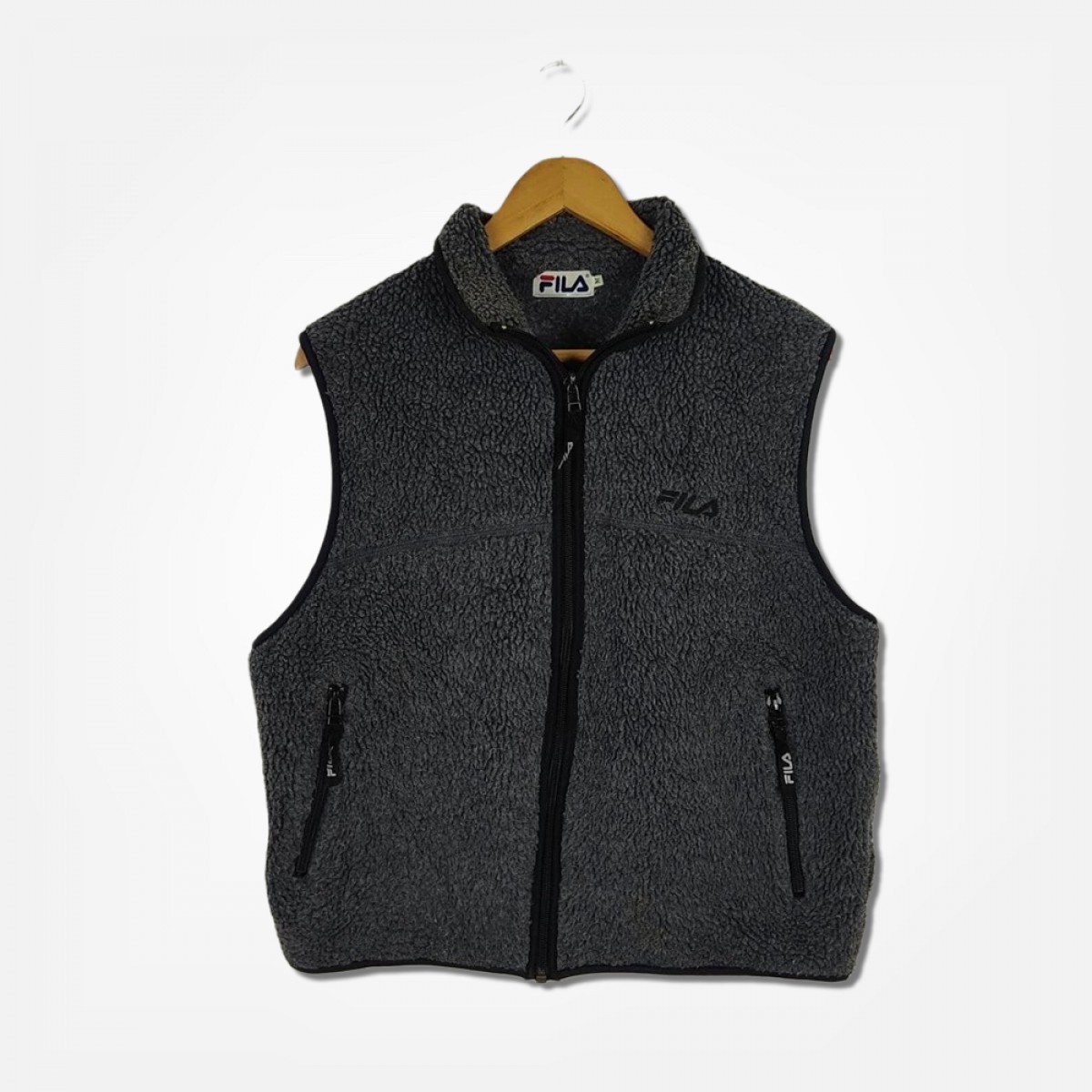 Fila - FILA Fleece Anorak Outdoor Vest Jacket - 1