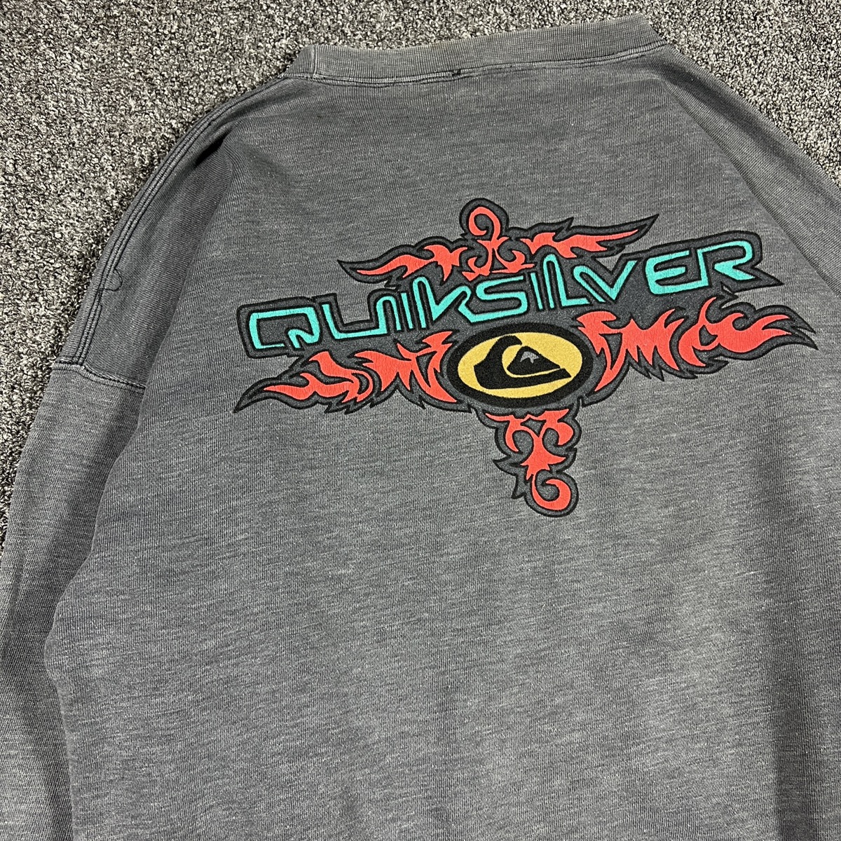 Vintage - Vintage Og Quiksilver Surf Big Logo 90s Sweatshirt