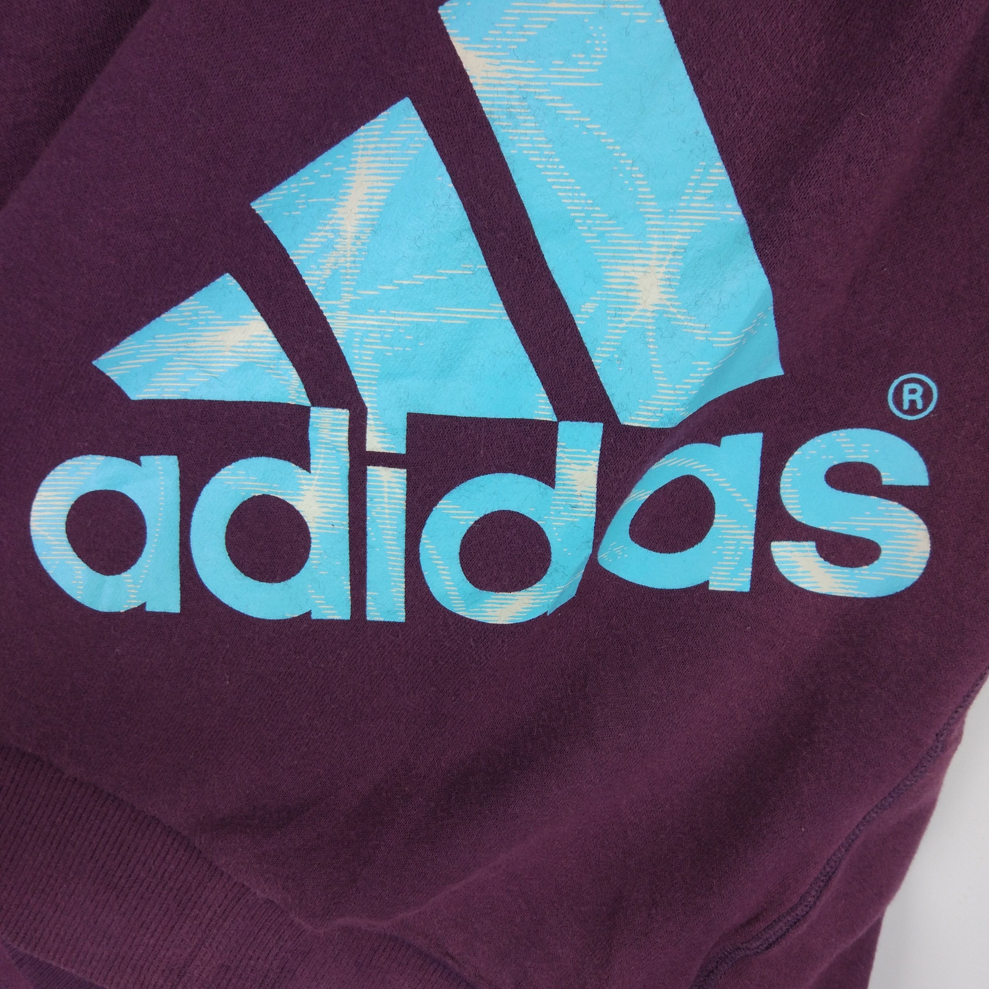 Adidas Big Logo Crewneck Pullover Jumper Sweatshirt - 3