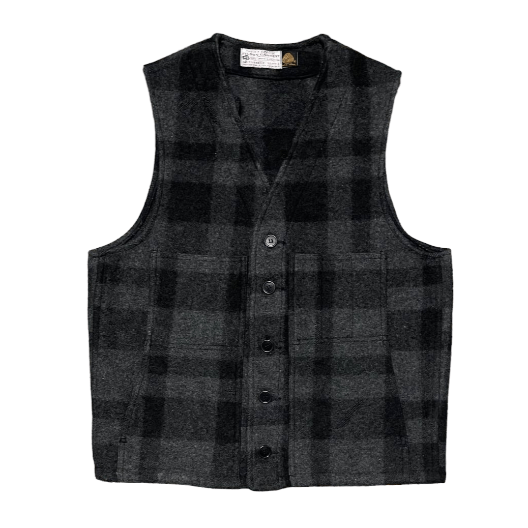 Filson Garment Mackinaw Wool Plaid Vest - 1