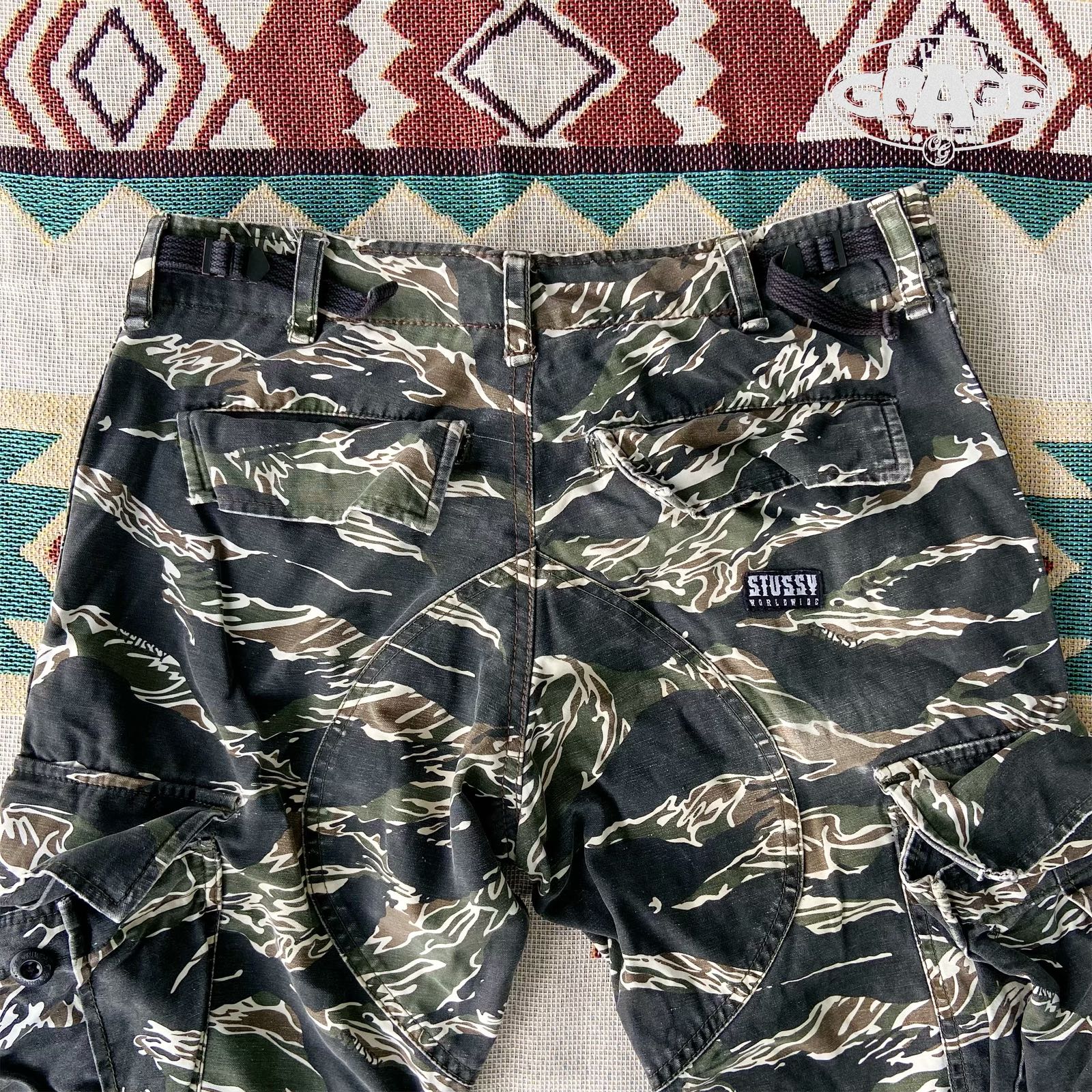 Stussy Cargo Pants Tiger Stripe Camo - 5