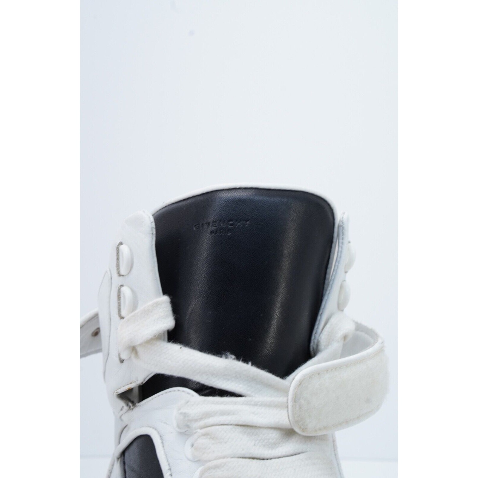 Givenchy Tyson Star Sneakers Shoes White Leather High Top 44 - 12