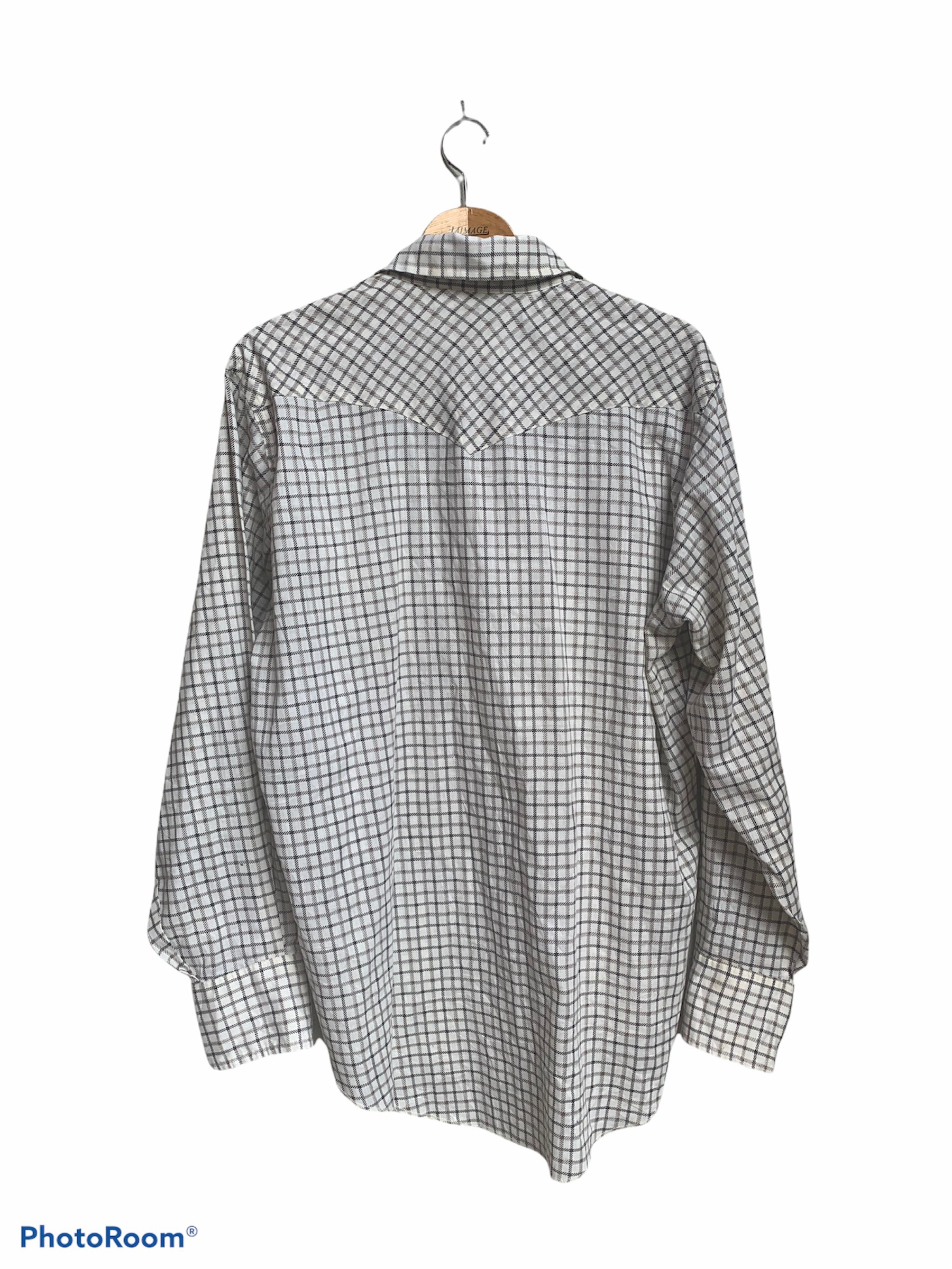 Wrangler - Vintage Wrangler USA Permanent Press Chambray Shirt - 7