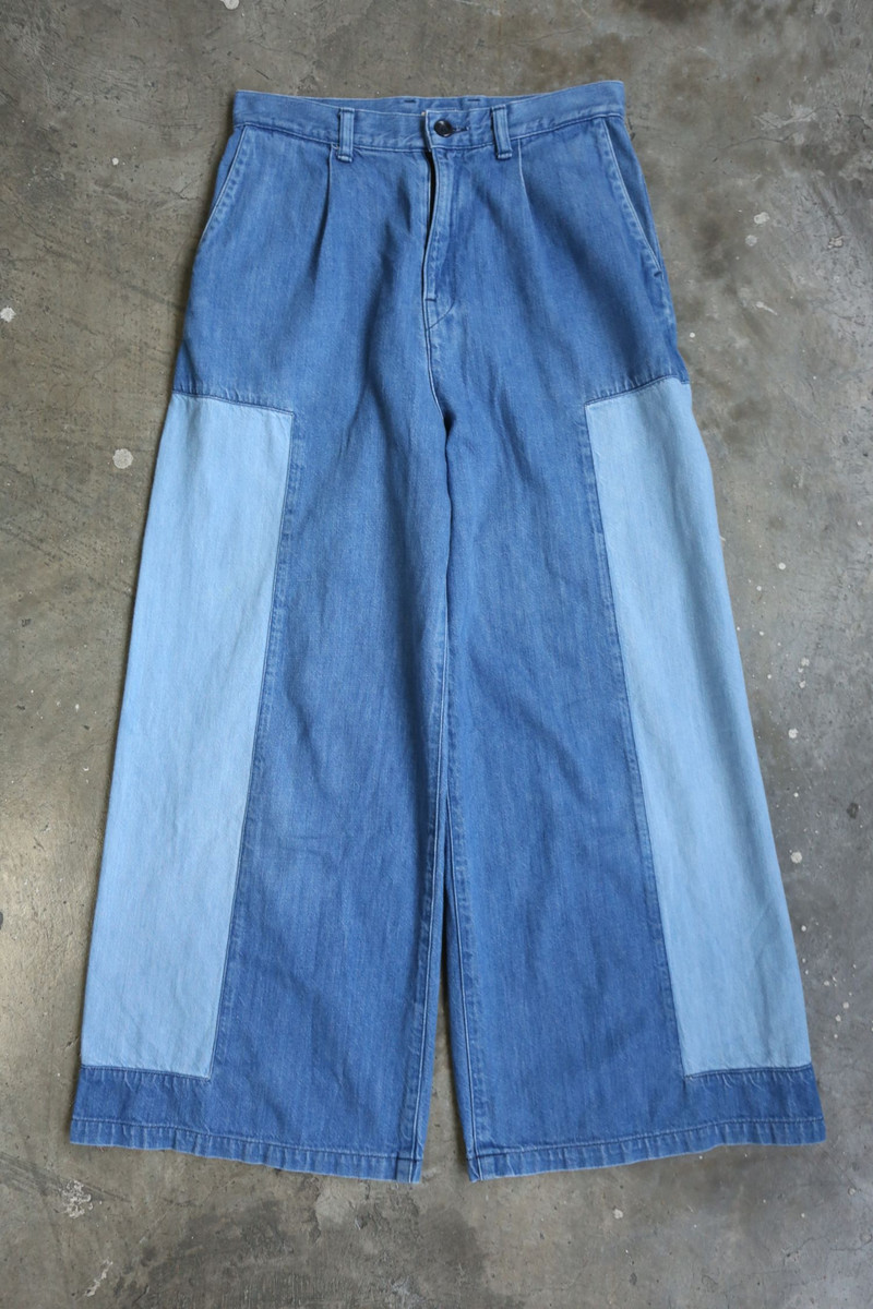 Kapital - 2-Tone Cottage Denim Pants - 1