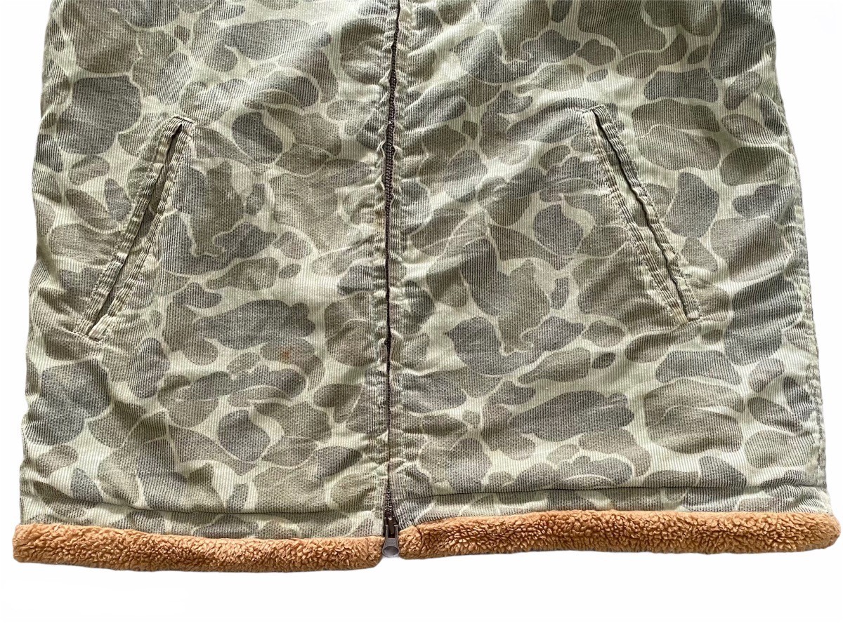 Camo - Kriff Mayer Camouflage Like Bape Sherpa Fleece Lined Jacket - 14