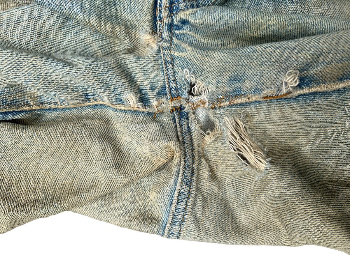 Vintage 70s Levi’s 501 Selvedge Distressed Denim Jeans 32x31 - 13
