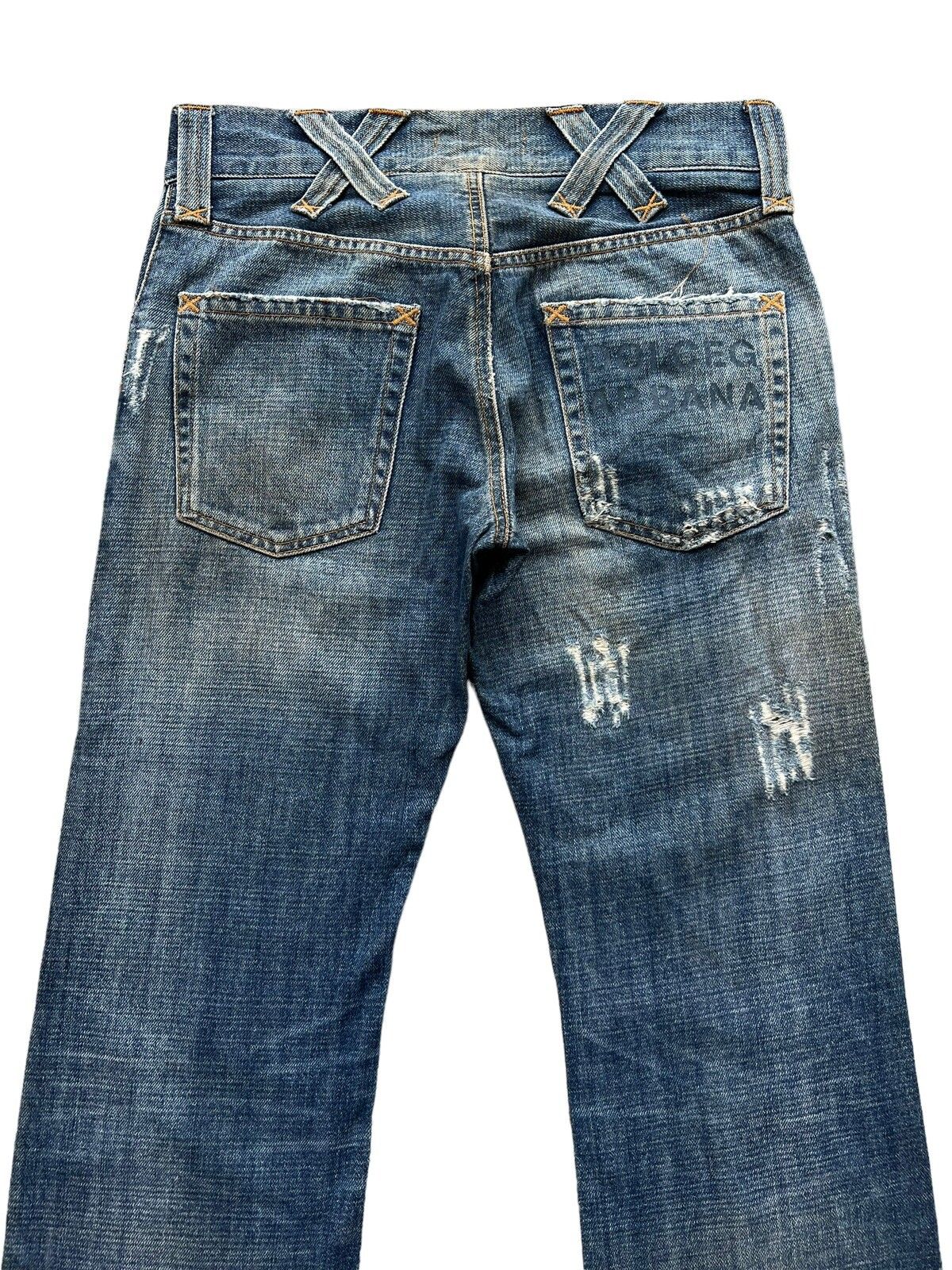 Dolce and Gabbana Crash Distressed Denim Jeans 31x32.5 - 6