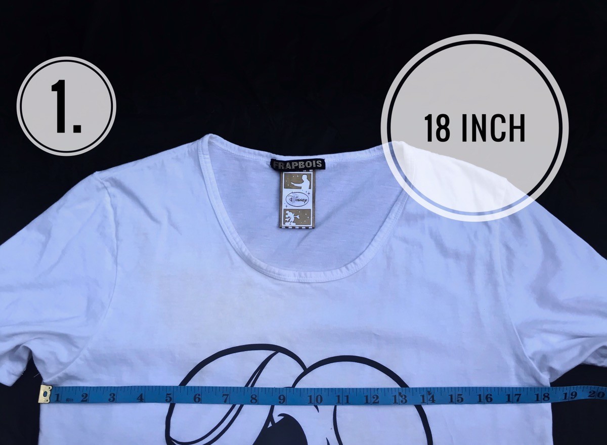 Disney - Rare Vintage Frapbois x DISNEY Tee - 7