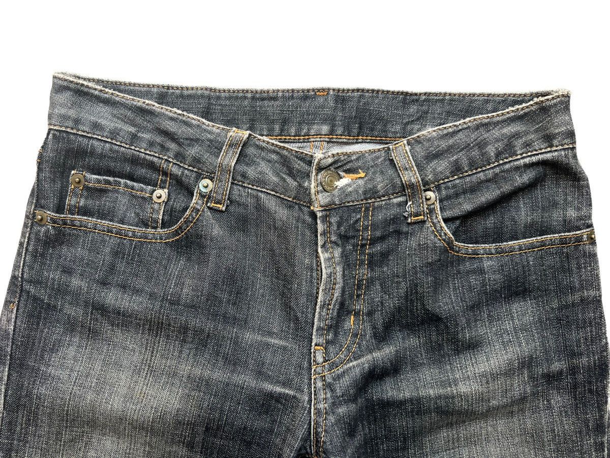Uniqlo Black Low Rise Bootcut Flare Denim Jeans 30x29 - 6