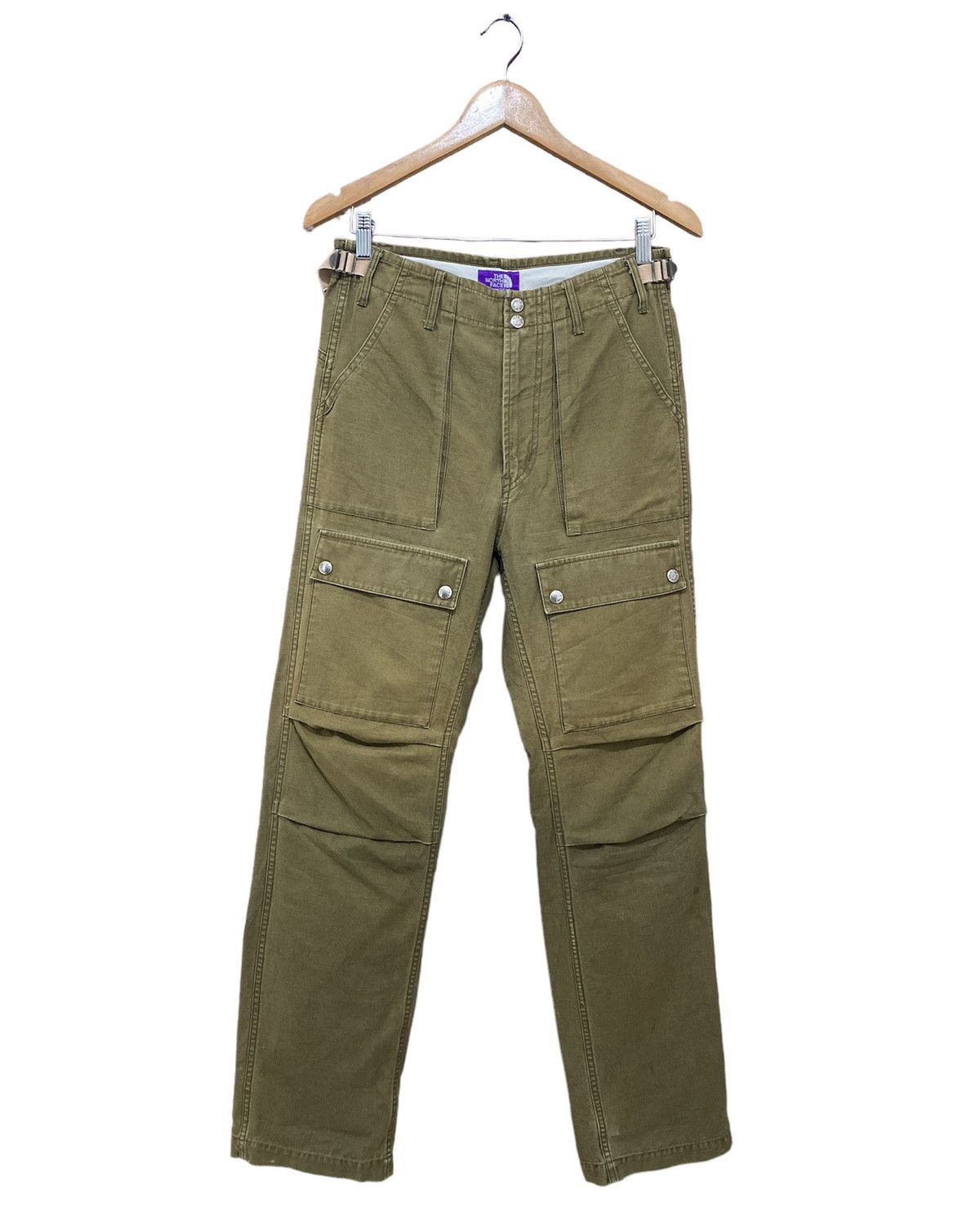 🔥The North Face Military Design Bush Pant Label Purple Pant - 1