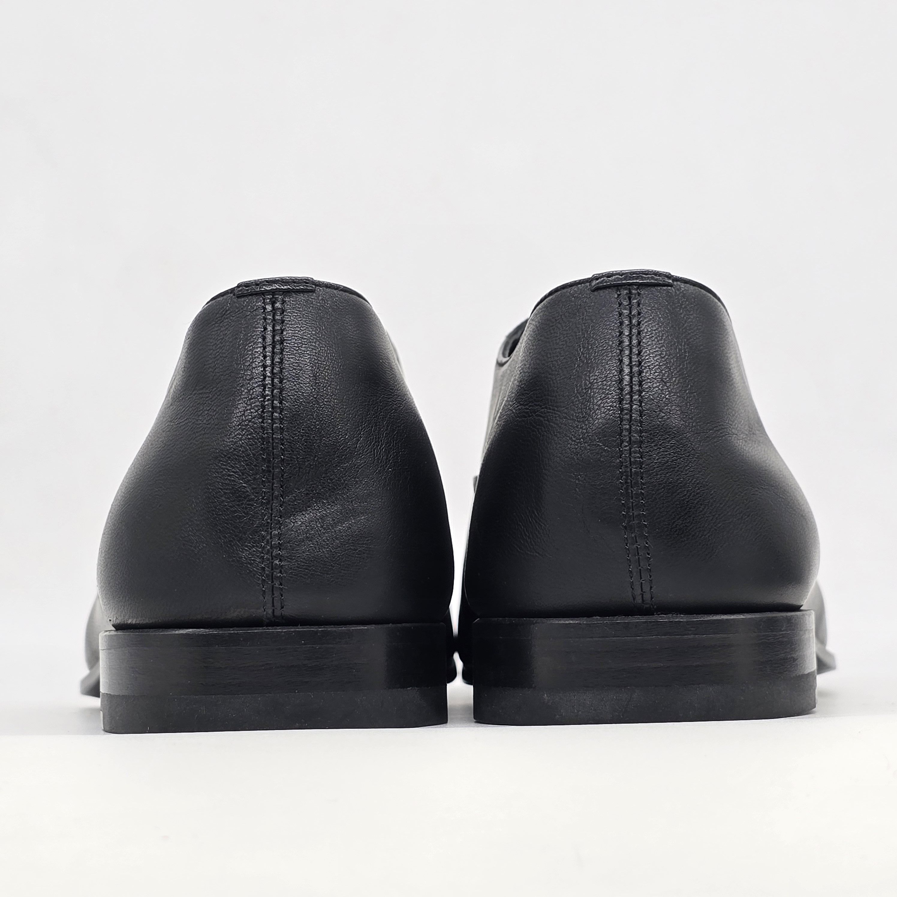 Saint Laurent Paris - Leather Plain Toe Oxford Shoes - 7