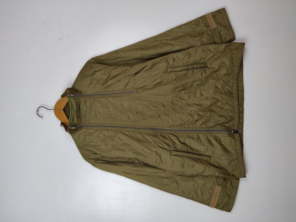 Japanese Brand - Corisco Japan Quilted Liner Jacket Zip Up Sweater - 2