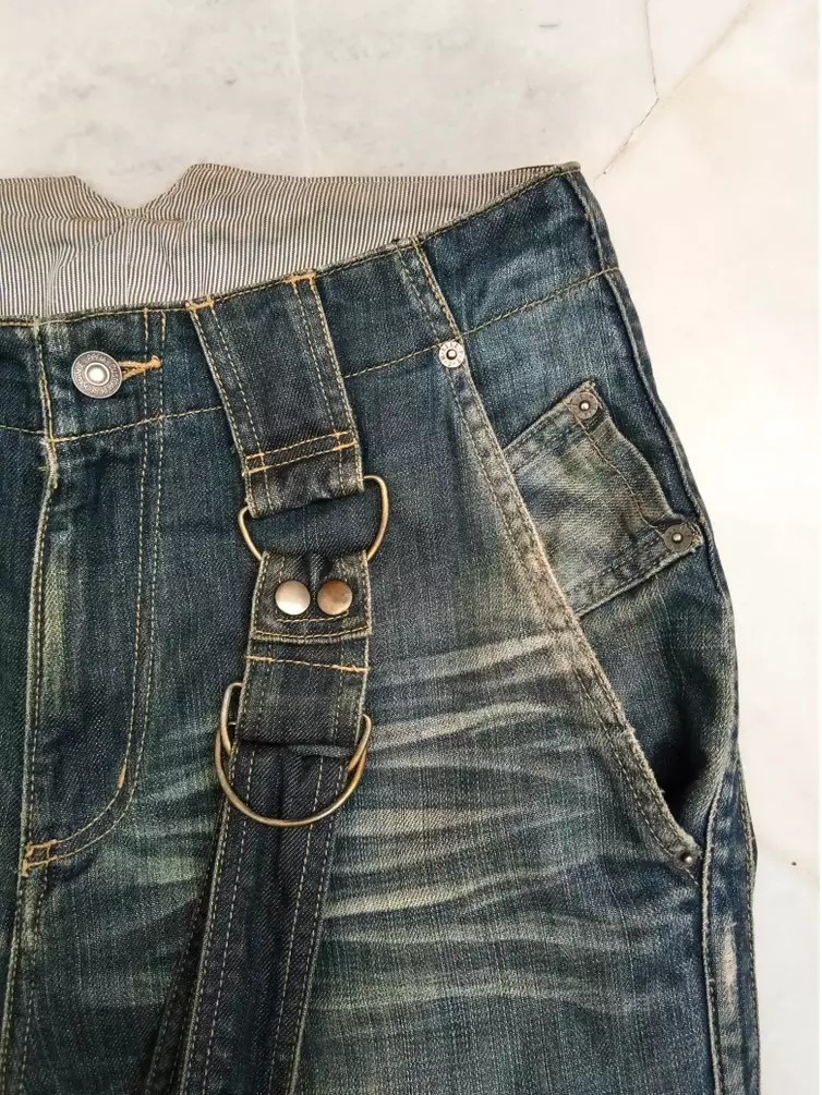 PPFM - PPFM Bondage denim pants - 7