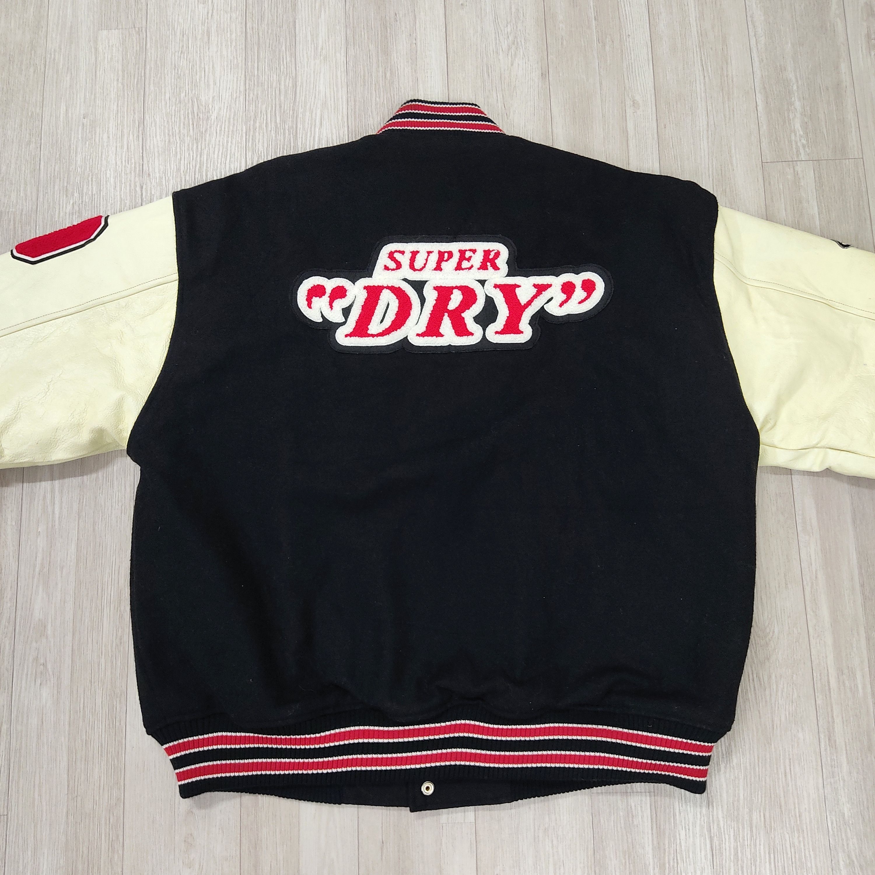 SUPERDRY Japan Wool Leather Stadium Varsity Jacket - 16