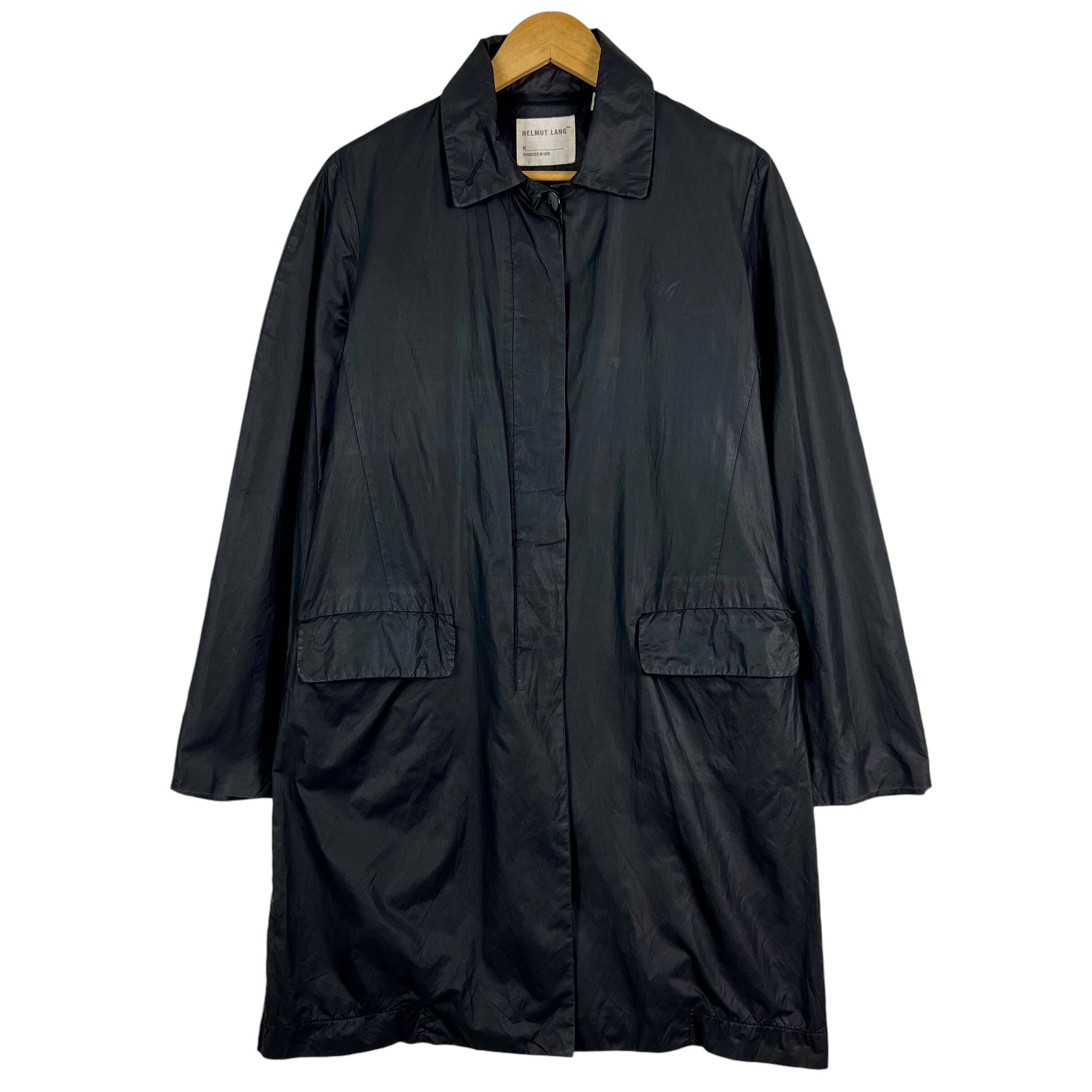 1998 HELMUT LANG LIGHT TRENCH COAT MADE IN ITALY - 3