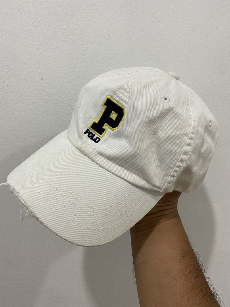 VTG Distress Polo Golf Logo Hat - 1