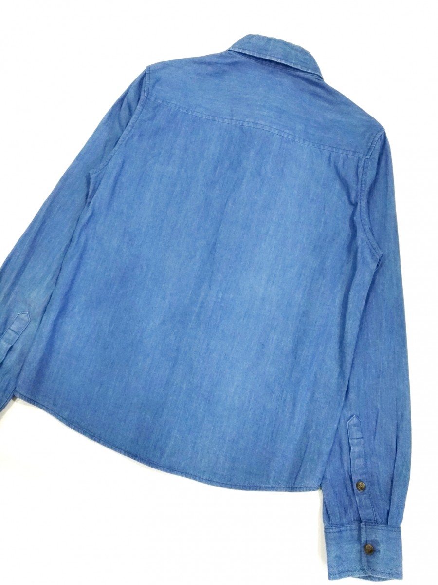 RARE! SUPREME "MESH WIRE" STYLE CHAMBRAY SHIRT - 9