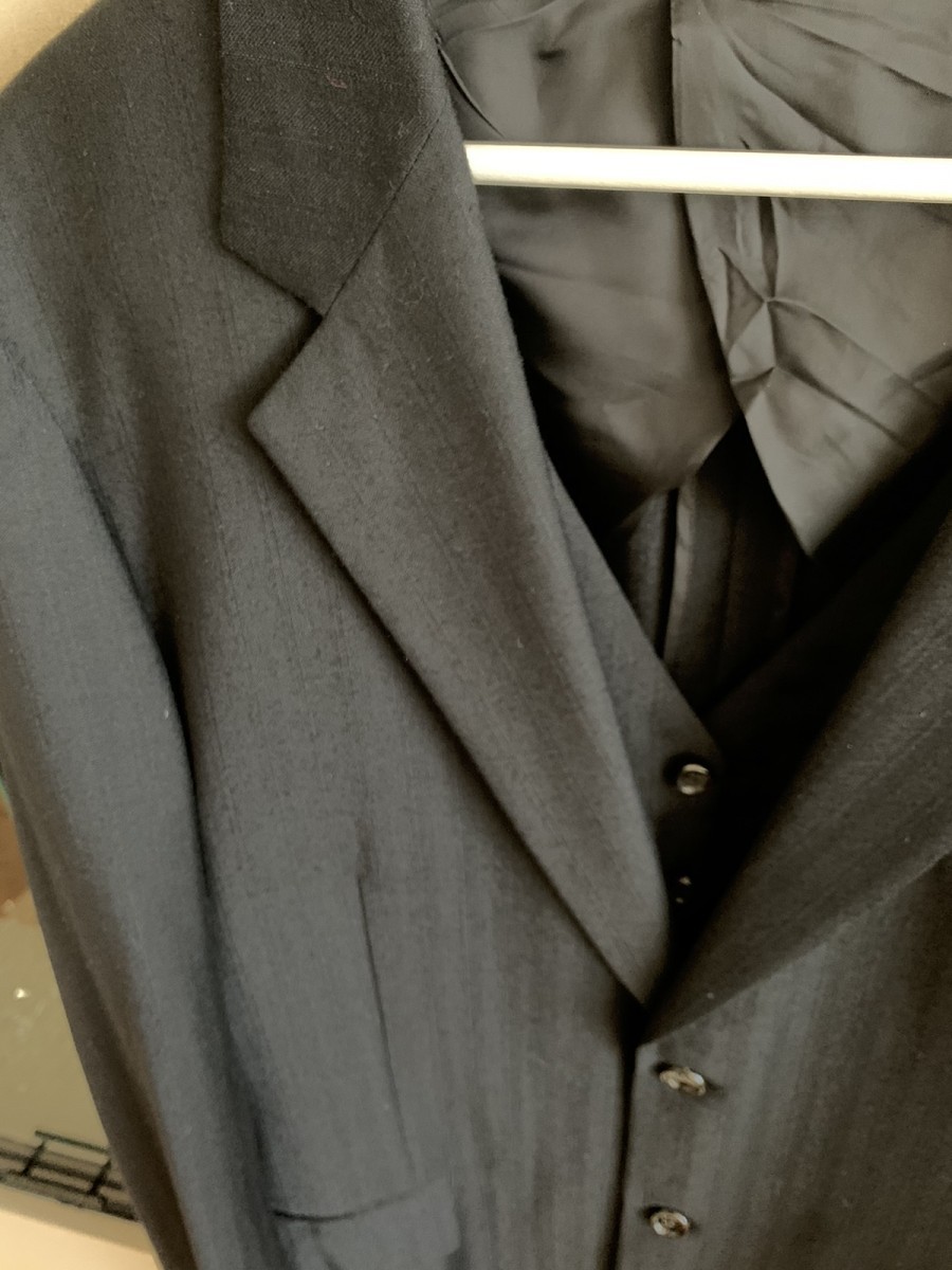Herringbone wool vest coat - 3
