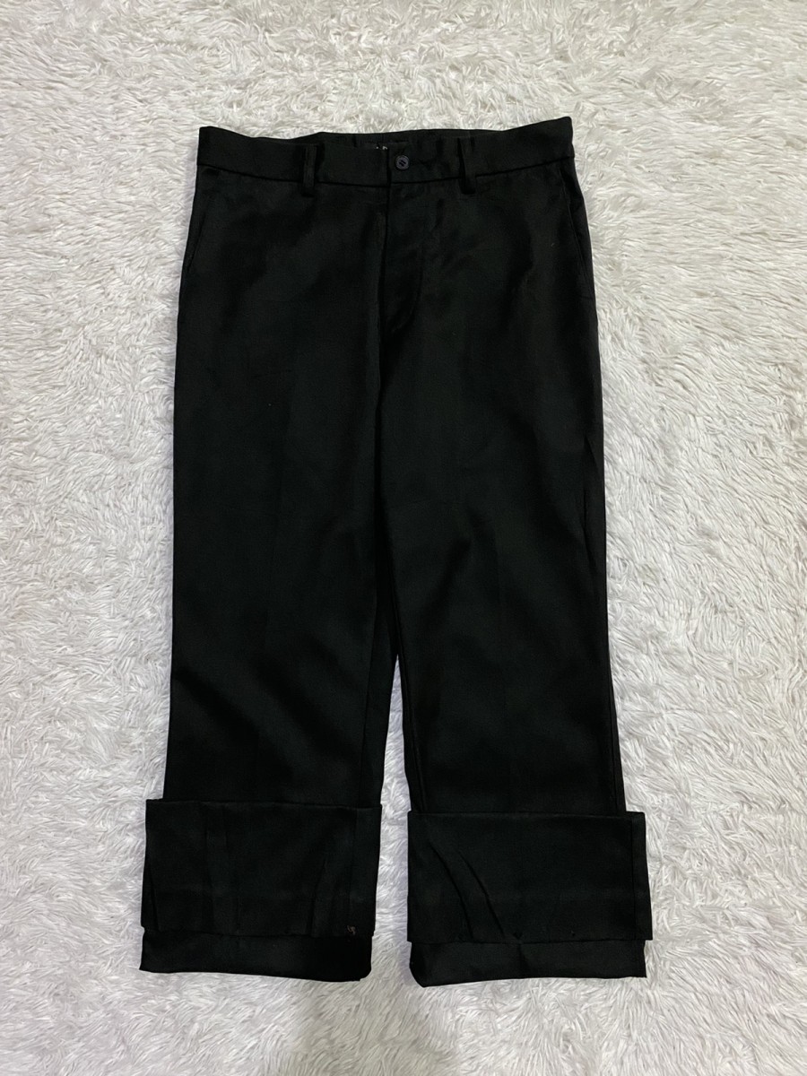 A.P.C Vintage Black Polyester + Cotton Pants Made in Japan - 7
