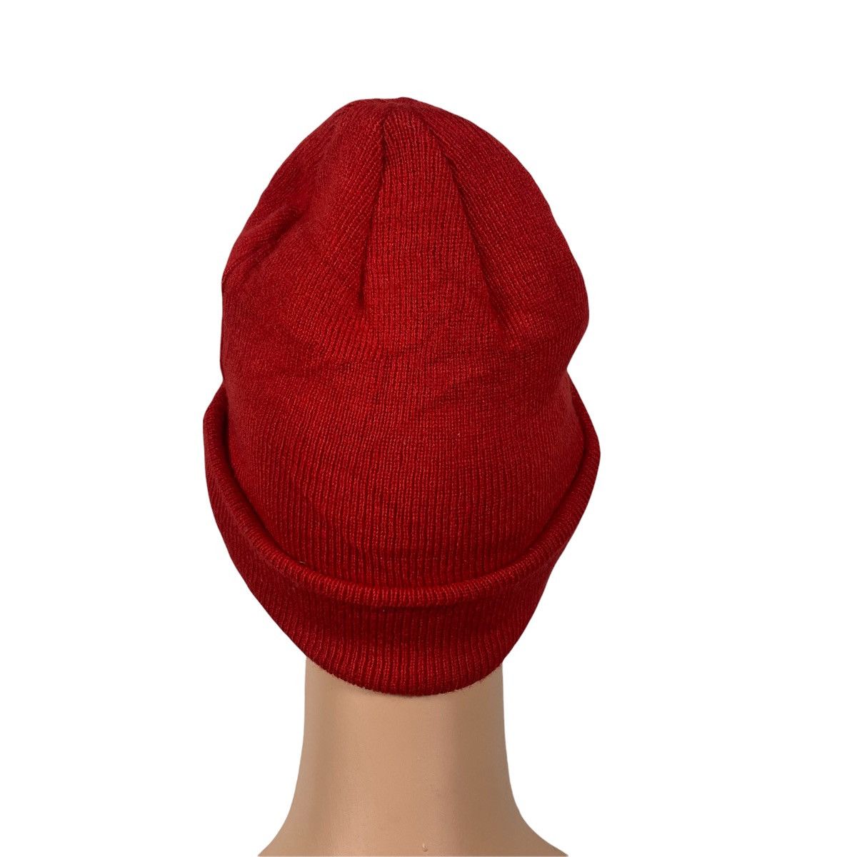 Vintage 90s Nike Embroidery Beanie Unisex Red Colour - 3