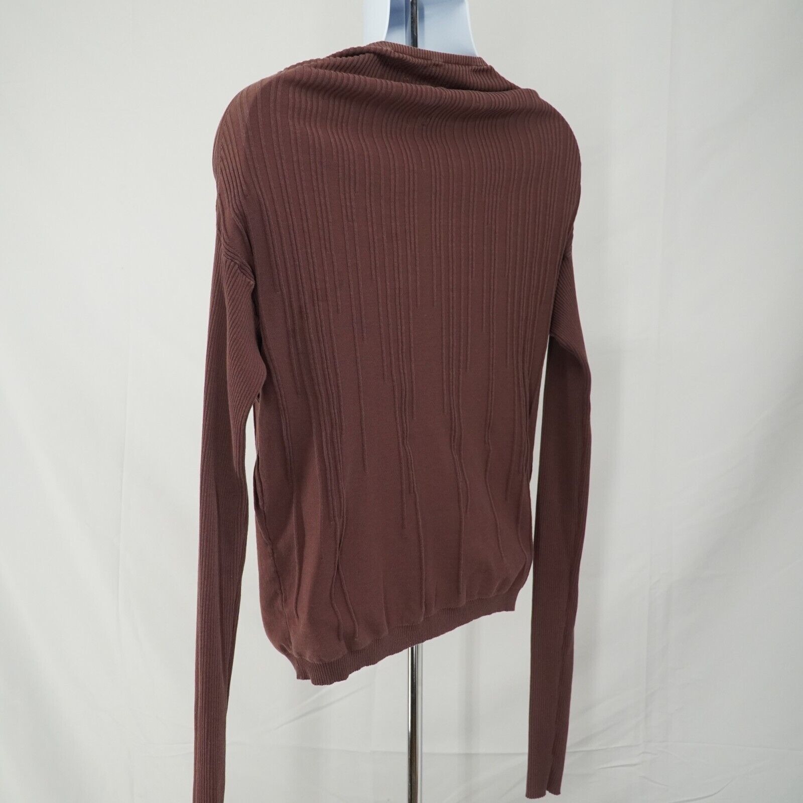 Ribbed Sweater SS17 Walrus Throat Burgundy Red - 8