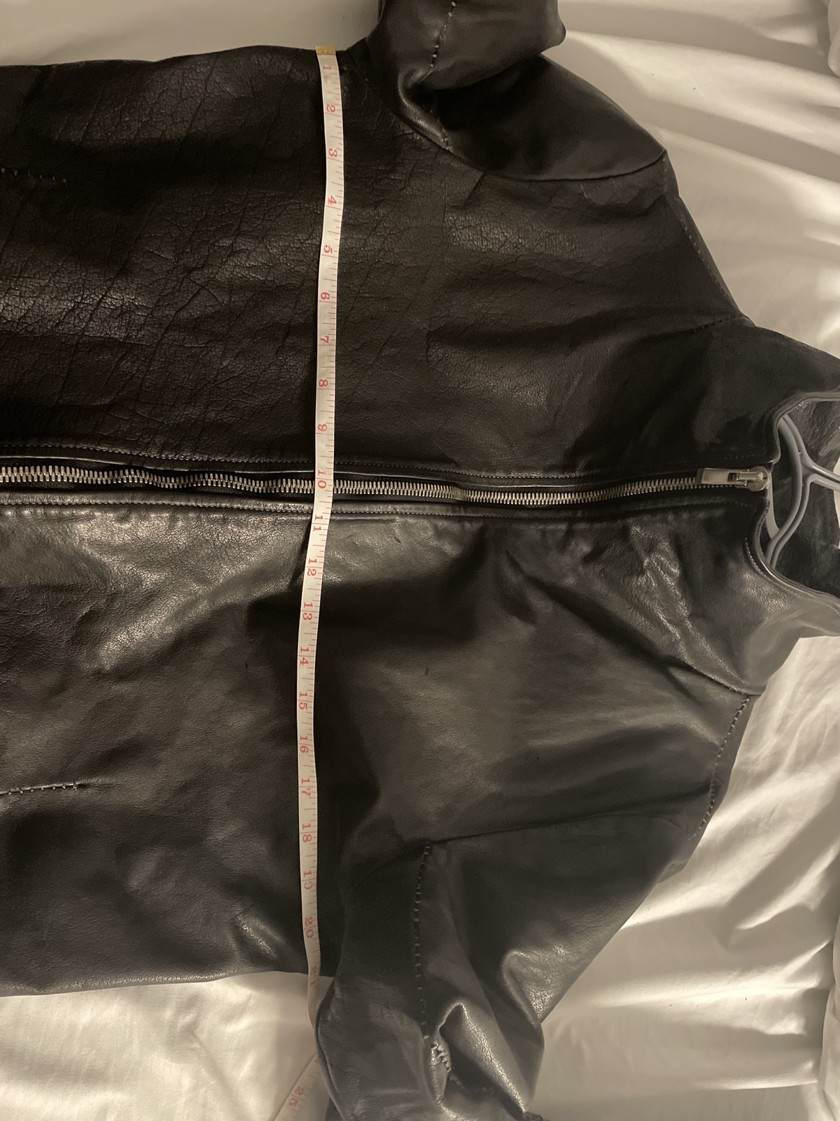 *Last drop* Bison Leather High neck jacket - 8