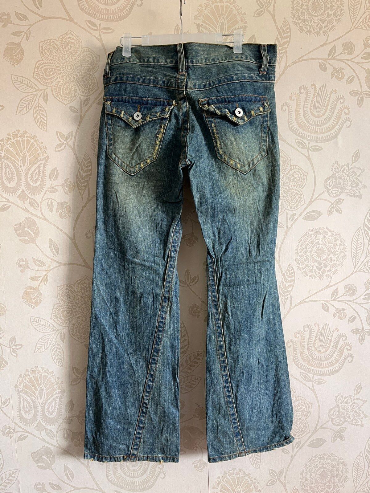 Vintage - Flare OXS Rubber Soul Mud Wash Classic Boot Cut Denim Jeans - 15