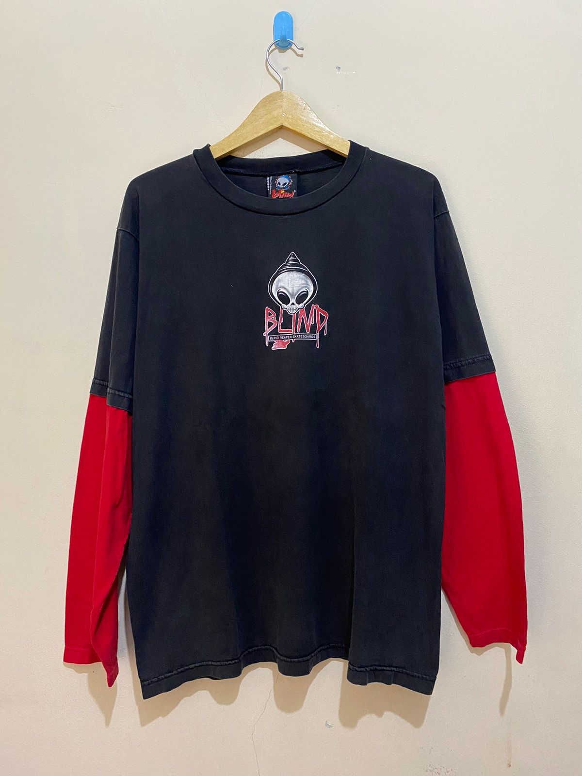 Vintage 90s Blind Reaper Skateboard tshirt - 1