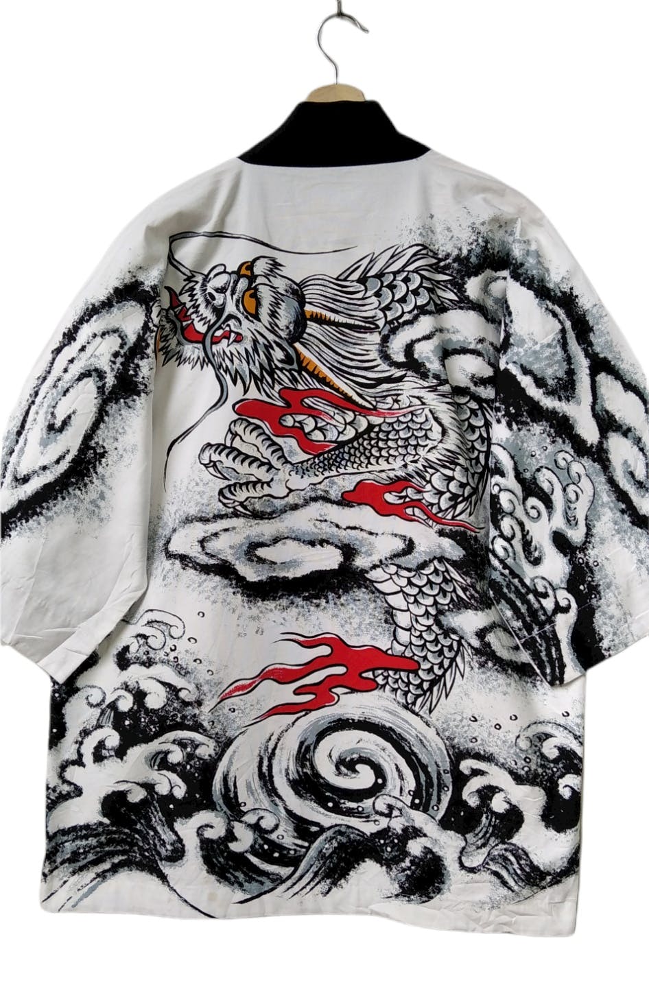 Vintage - Limited🔥Silk Kimono Japan Dragon Over Print Style - 4