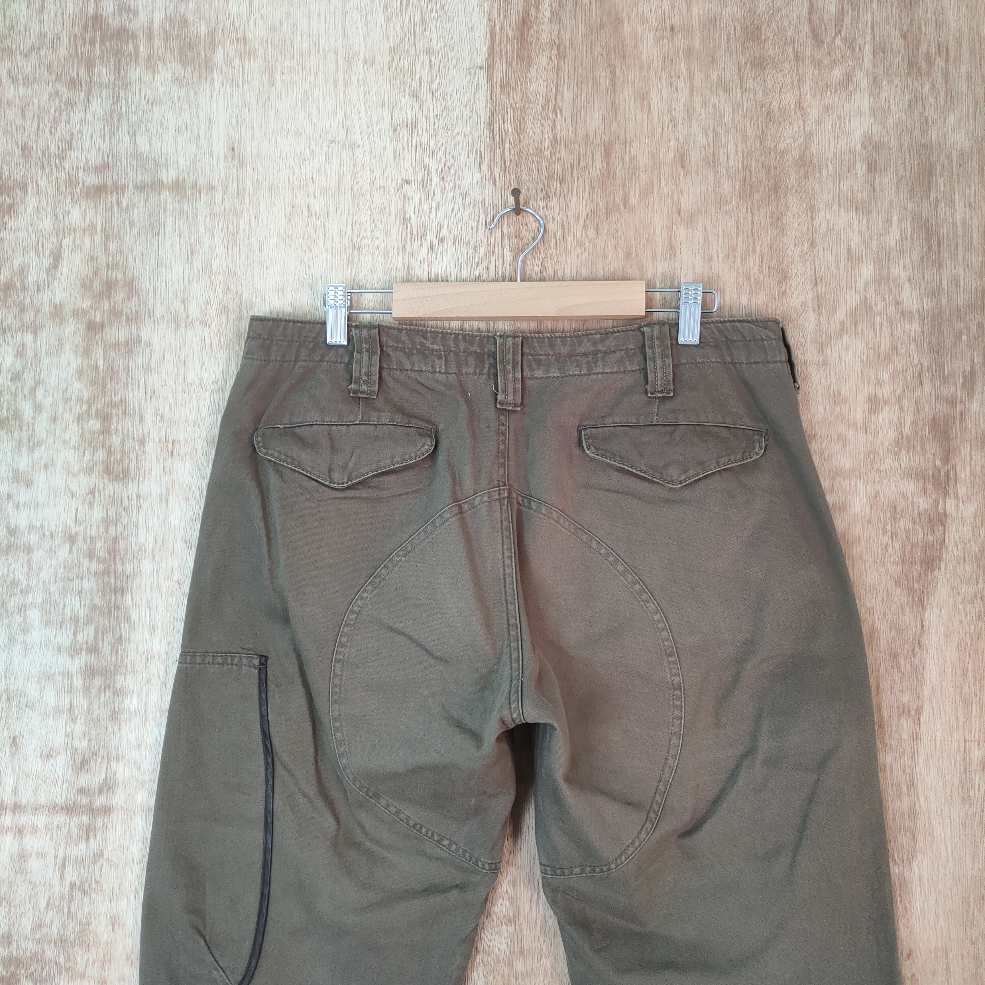 Vintage - VINTAGE GLOBAL WORK CARGO PANTS/ ZIP LEG OPEN - 9