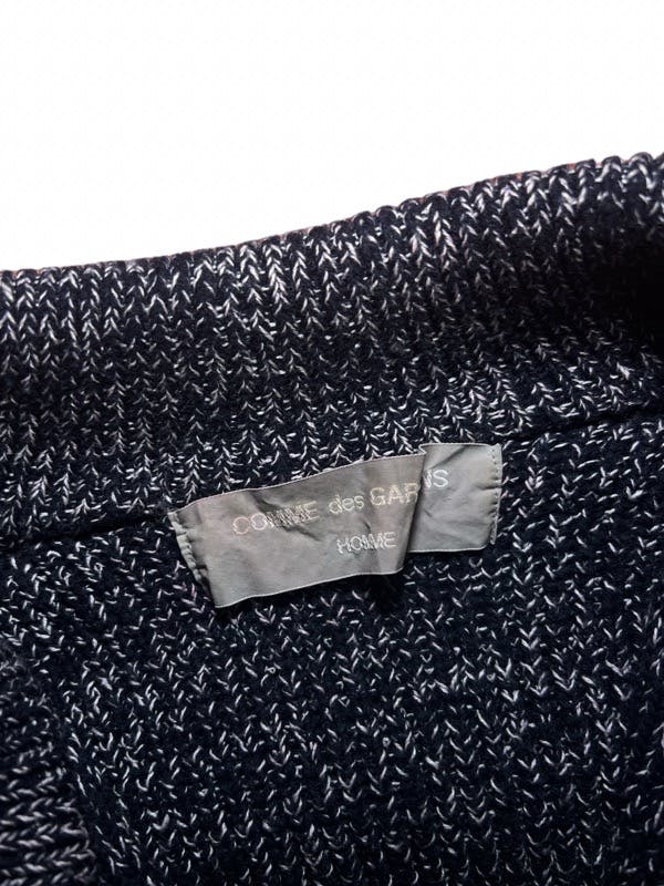 Contrast-knit zip-up turtleneck sweater - 4
