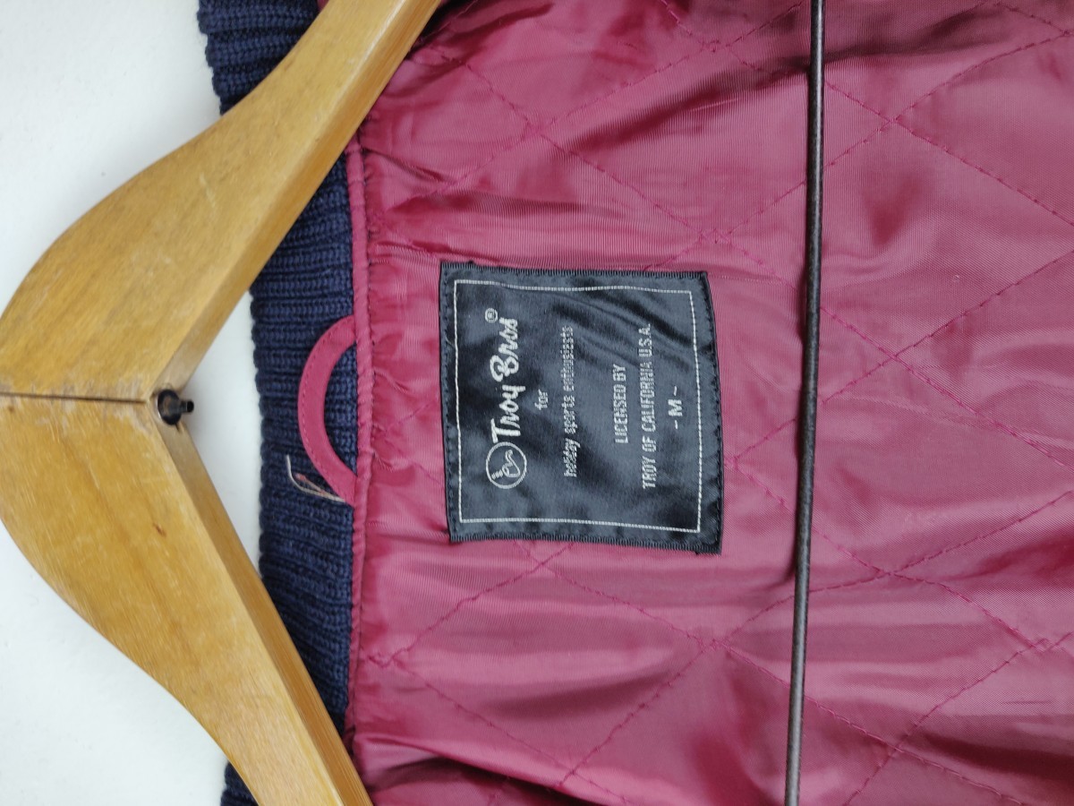 Bomber Jacket - Troy Bros USA Wool s Embroidered - 11
