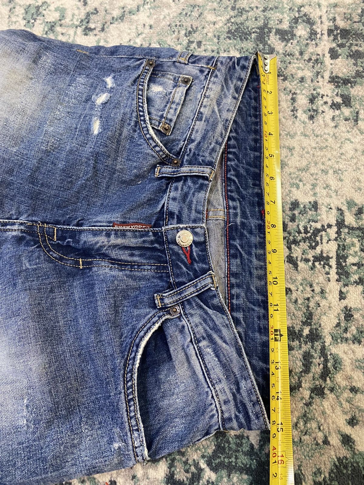 Dsquared2 Made in Italy Denim Distressed Jeans - 16