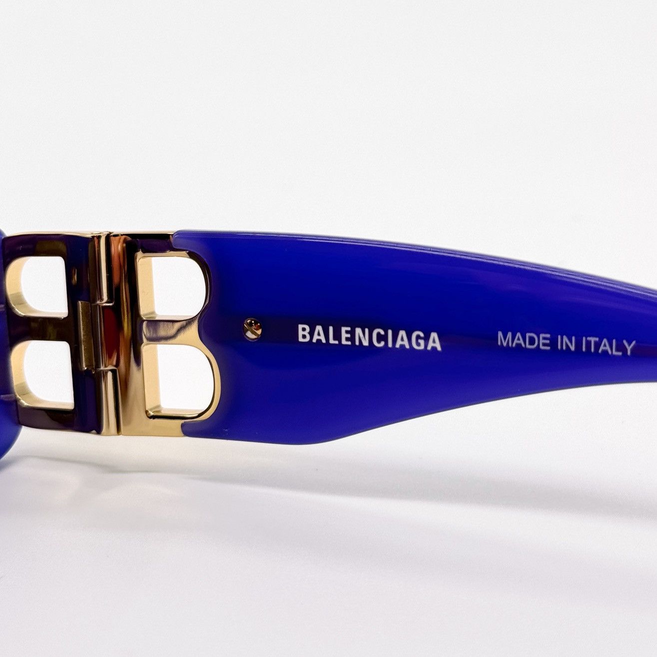 NEW BALENCIAGA BB0096S 004 SQUARE VIOLET UNISEX SUNGLASSES - 11