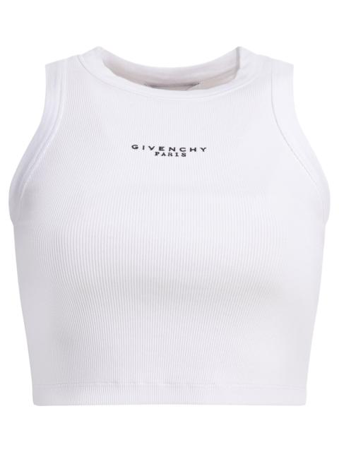 Givenchy Givenchy Cropped Tank Top With Logo