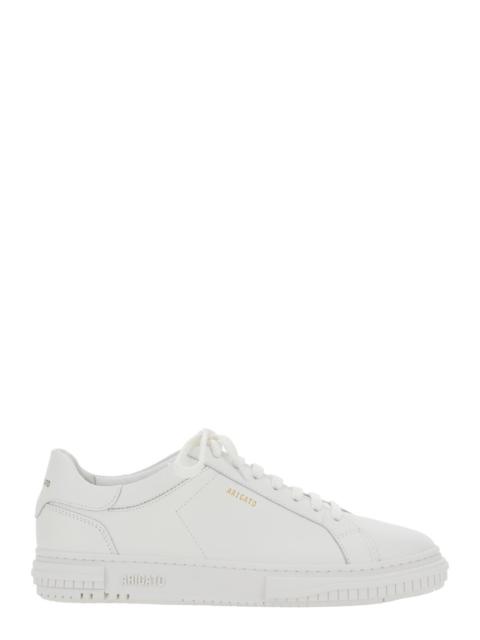 Axel Arigato Axel Arigato Men Sneaker 'Atlas' Low Top With Logo Lettering On The Back In White Leather Men