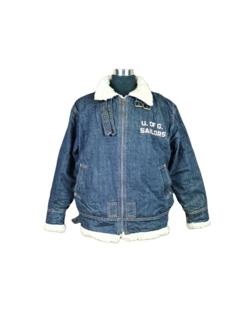 Japanese Brand - RARE GDC Sailors Sherpa Jacket