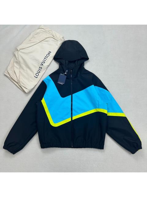 Louis Vuitton Louis Vuitton embossed monogram color-block jacket