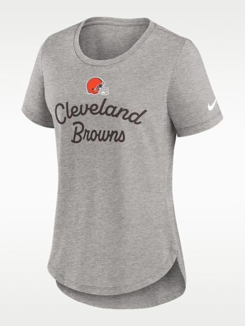 Nike Cleveland Browns Script Women's Nike NFL T-Shirt