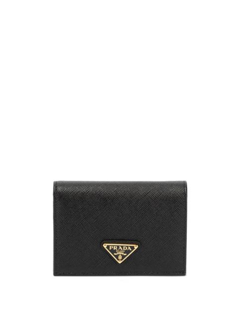 Prada Prada Women Small Saffiano Leather Wallet