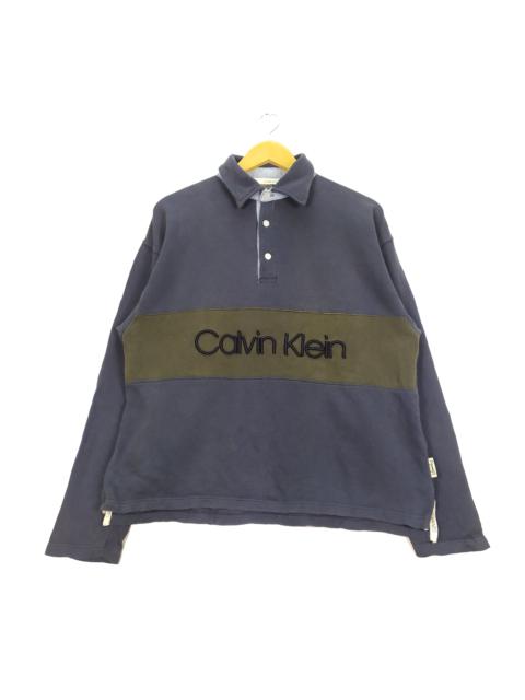Other Designers Calvin Klein × Vintage - Calvin Klein Big Logo Embroidery Sweatshirt