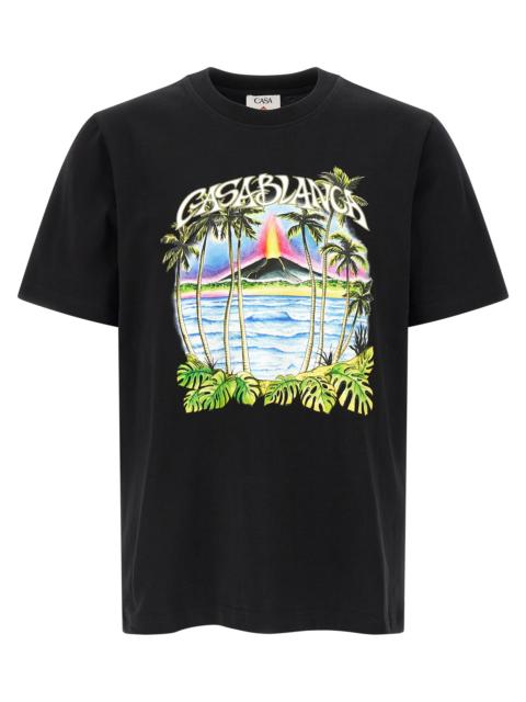 CASABLANCA Casablanca Men 'Volcano' T-Shirt