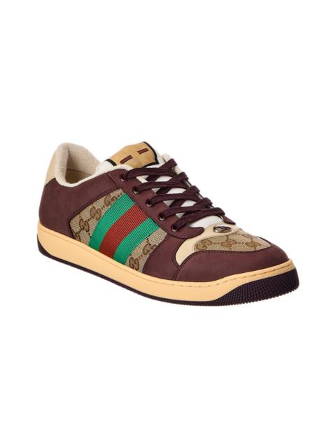 GUCCI Gucci Screener GG Canvas & Leather Sneaker