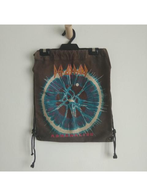 Other Designers Rock Band - Drawstring Bag Def Leppard album Adrenalize Very Rare Design