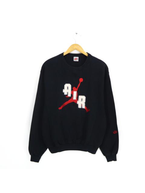 Nike NIKE AIR JORDAN Big Logo Embroidered Sweatshirt Crewneck
