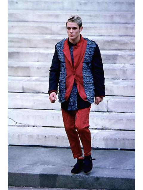 Comme des Garçons Homme Plus SS99 Runway Out seam Details Cotton Wool Pants