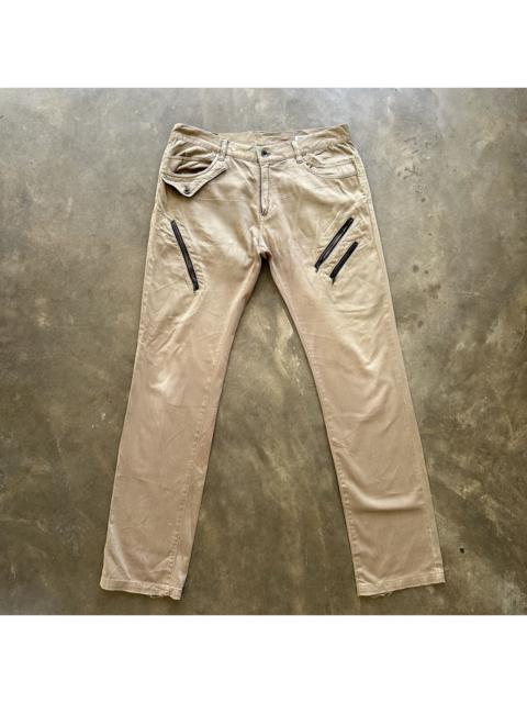 Other Designers Japanese Brand - Distressed Semantic Design Multipocket Zipper Trouser Pant