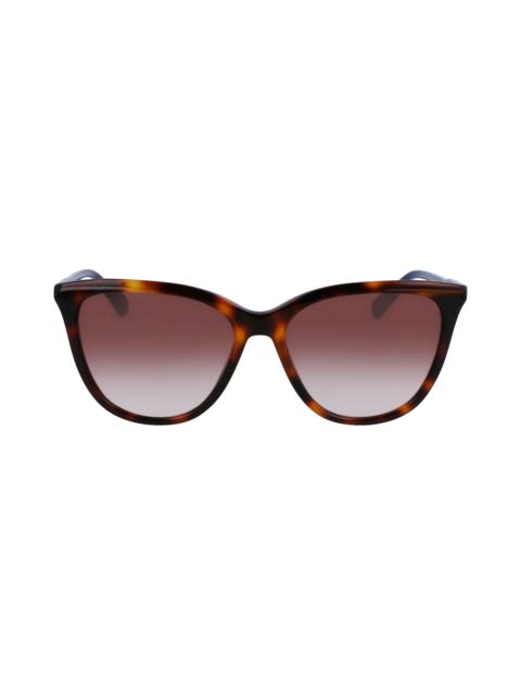 Longchamp Le Pliage 56mm Gradient Tea Cup Sunglasses