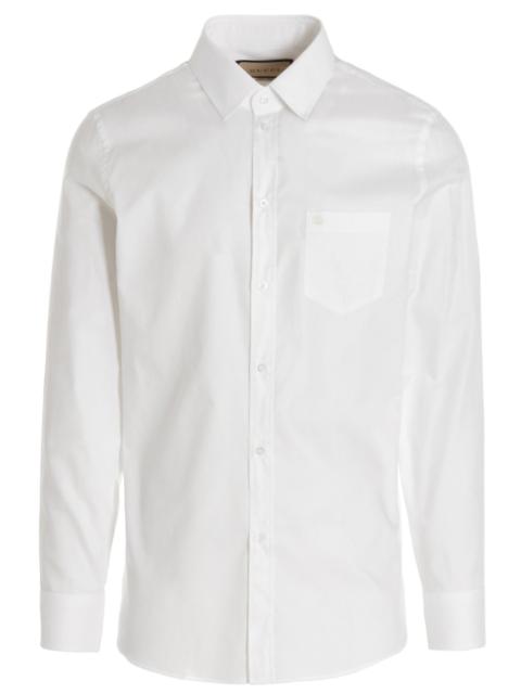GUCCI Gucci Men Embroidered Logo Shirt